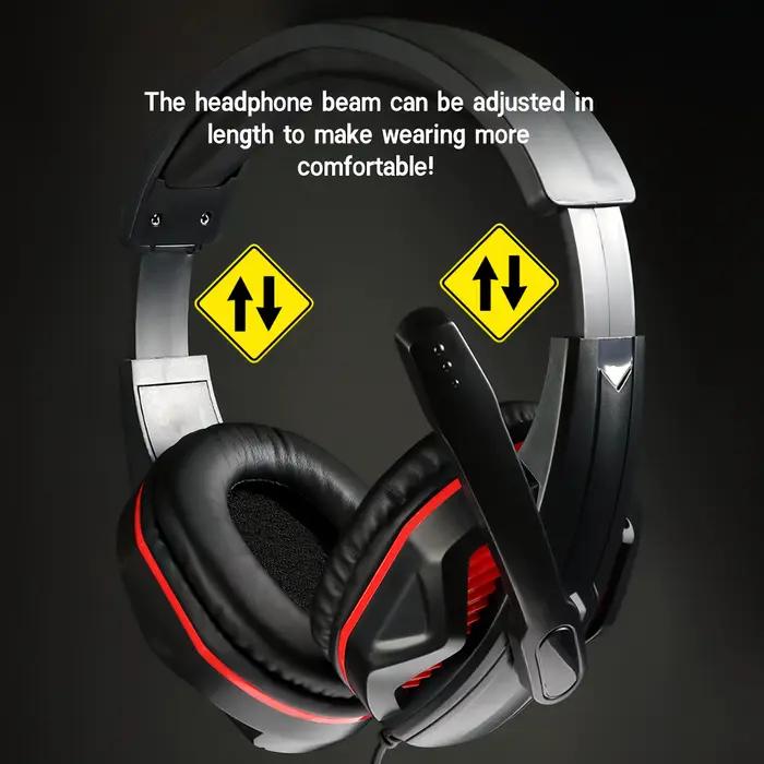 Le casque de jeu costyle avec microphone et muet convient pour PS4