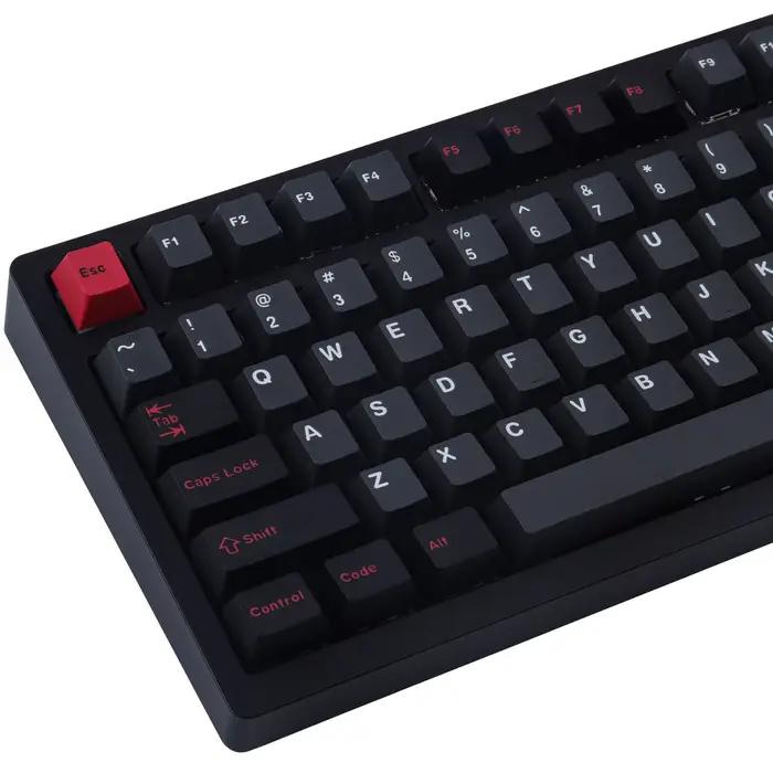 163 touches Double Shot GMK Evil Dolch Keycaps profil Cherry ABS clavier mécanique Keycap pour MX Switch ISO entrée 61/87/104/980