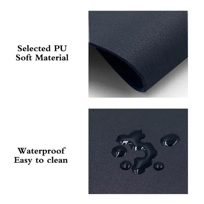 Petit tapis de souris en cuir PU