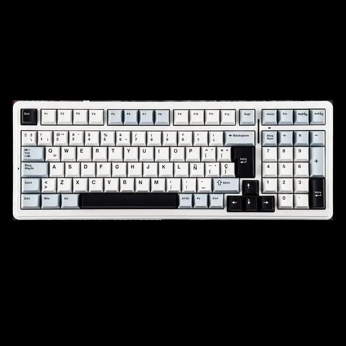 Clavier mécanique filaire AULA F99 96% ISO-ES QWERTY avec éclairage RGB et caractères spécifiques au espagnol