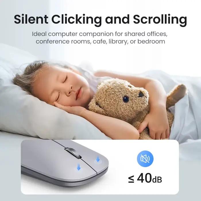 UGREEN – souris sans fil Bluetooth 2.4G