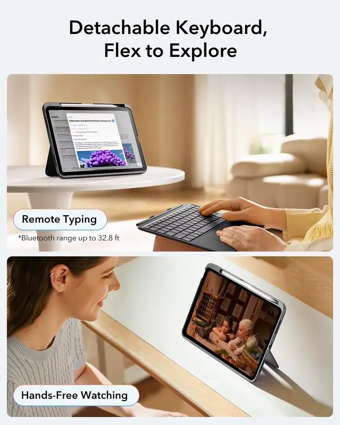 Clavier flexible ESR pour iPad 12/11/10 Gen