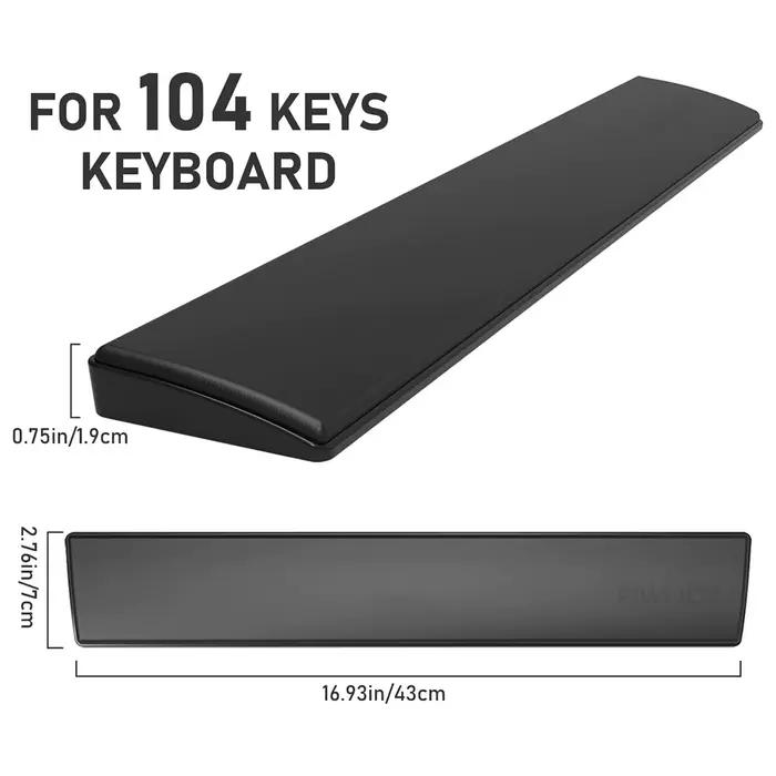 Repose-poignet ergonomique en mousse à mémoire de forme pour clavier