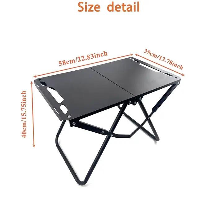 Table de pique-nique Portable, Tables de plage, Table de camping pour sable, bord pliable avec creux, articles suspendus, plus pratiques