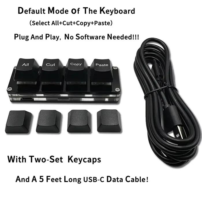 Mini clavier de jeu à 4 touches