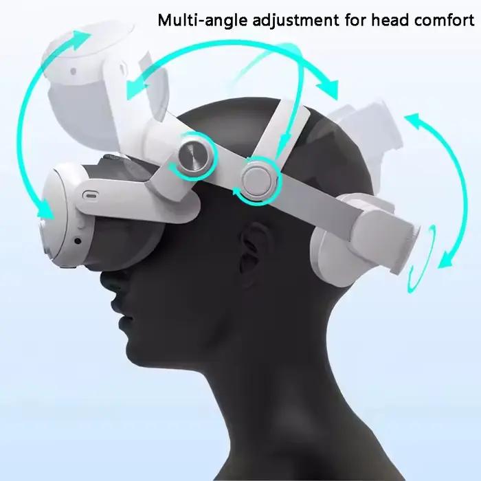 Pour Meta Quest 3 Quest3 bandeau support de sangle de tête réalité virtuelle VR lunettes casque