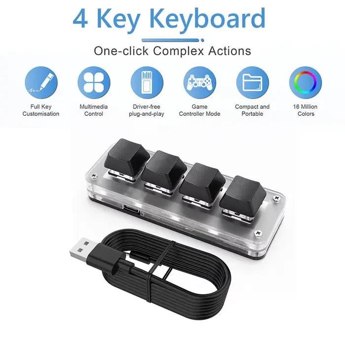 Clavier mécanique programmable personnalisé