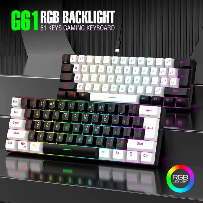Clavier filaire compact à 61 touches avec disposition de membrane