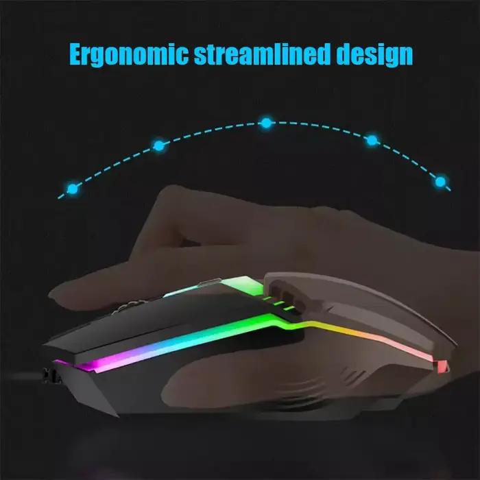 1600DPI LED Gamer souris USB filaire Coumpter