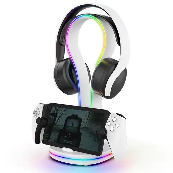 Station de chargement IPEGA pour Console portable PS Portal avec support de casque