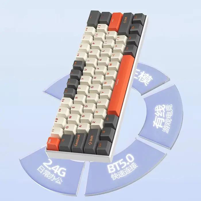 Clavier mécanique ZK61 à 60 % de la taille standard