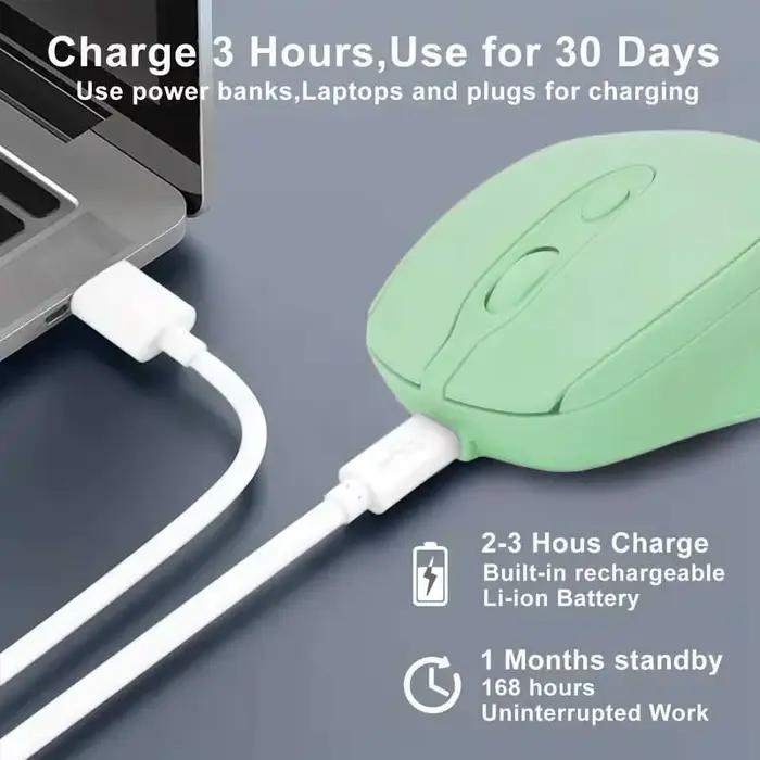 Souris de jeu sans fil Rechargeable 2.4G