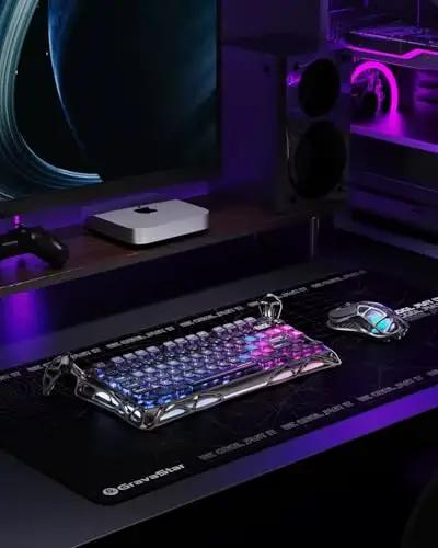 Clavier mécanique sans fil pour jeux GravaStar Mercury K1 Pro