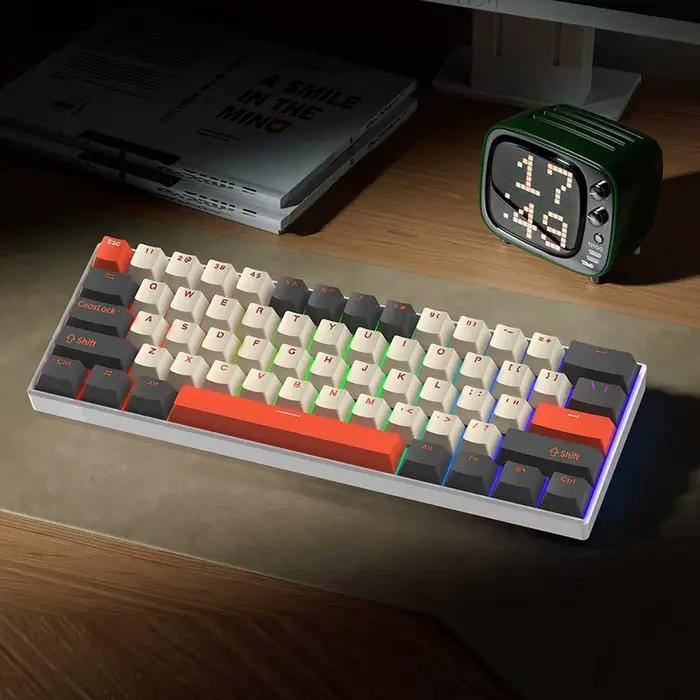 Clavier mécanique ZK61 à 60 % de la taille standard