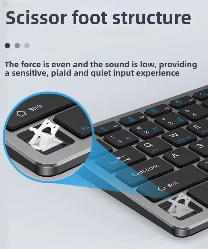 Clavier et Souris Sans Fil 2.4G Bluetooth – Kit PC
