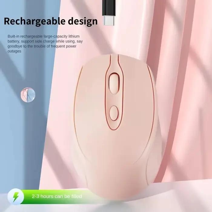 Souris d'ordinateur sans fil rechargeable