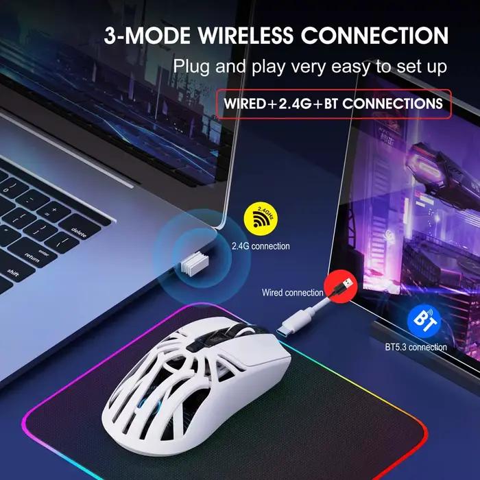Souris Creuse avec Bluetooth 2.4G