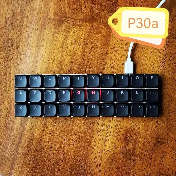 Clavier P30 clavier filaire monomode Esport 30 touches clavier mécanique portable Support Qmk flacon claviers de jeu personnalisés