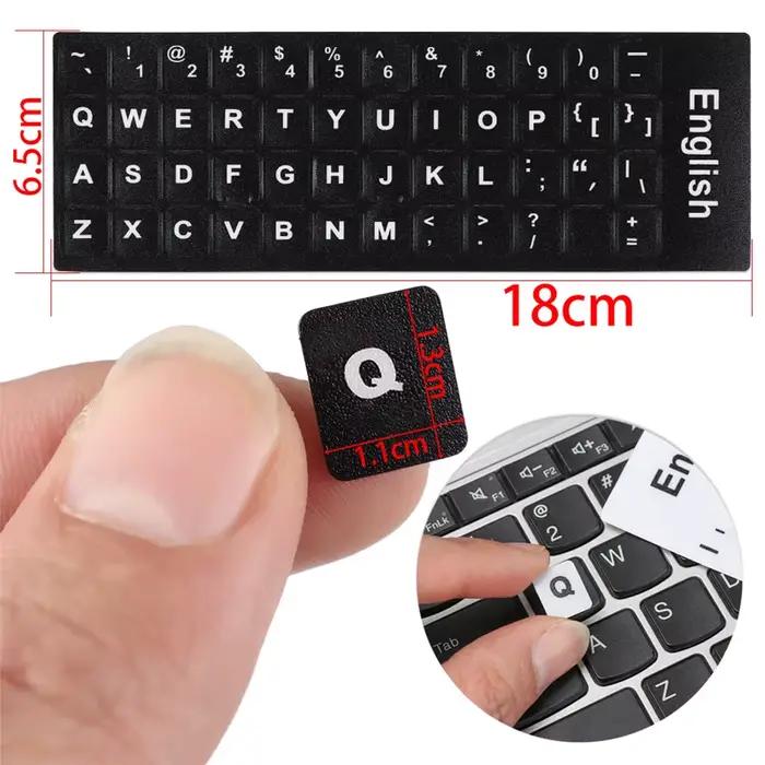Autocollants de clavier pour ordinateur portable et de bureau