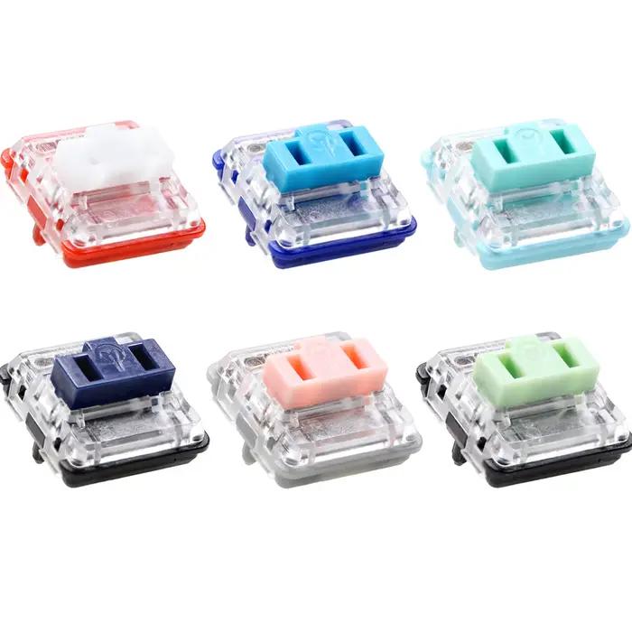 Kailh interrupteur Choc à profil bas 1350 RGB pour clavier cristal rouge Pro bleu pâle rose Robin argent marron blanc jaune Orange