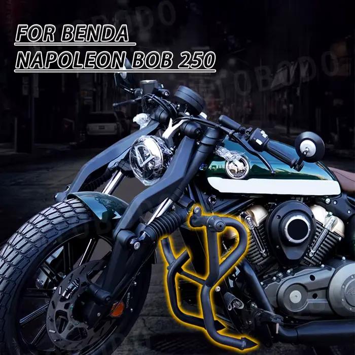 Pare-chocs pour moto Benda Napoleon Bob 250 Napoleonbob, barre anti-choc, protection moteur, dispositif de protection, accessoires robustes