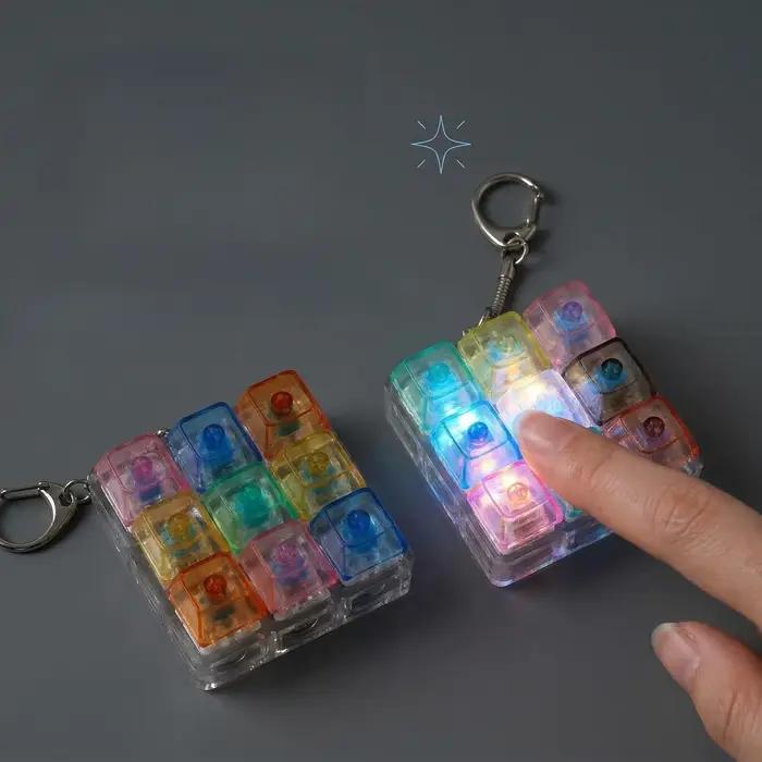 Porte-clés clavier lumineux 4/9 touches