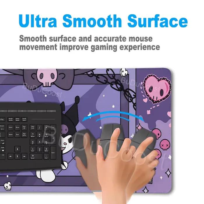 Tapis de souris rose et violet