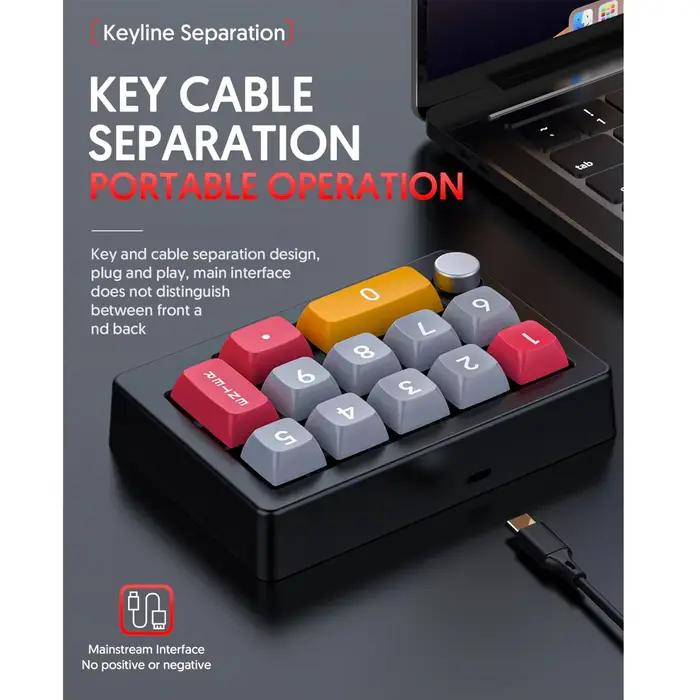 Clavier de jeu mécanique filaire USB 12 touches
