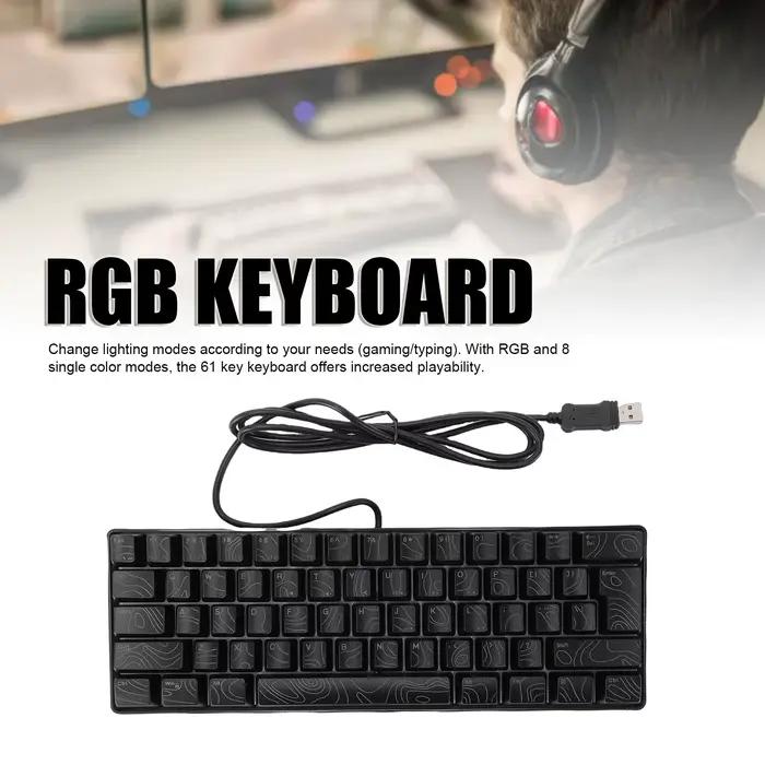 Clavier de jeu RGB 61 touches