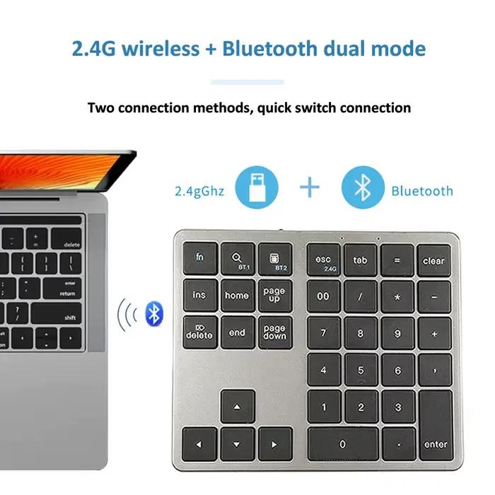 K35 clavier numérique 2.4G Bluetooth pavé