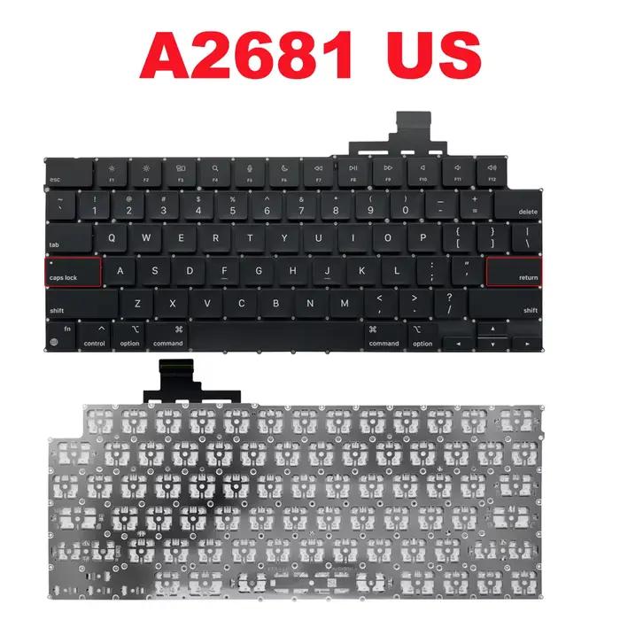 Clavier d'ordinateur portable d'origine A2681 A2941 A3113 A3114 A3401 A3403 A3434 pour MacBook Air 13