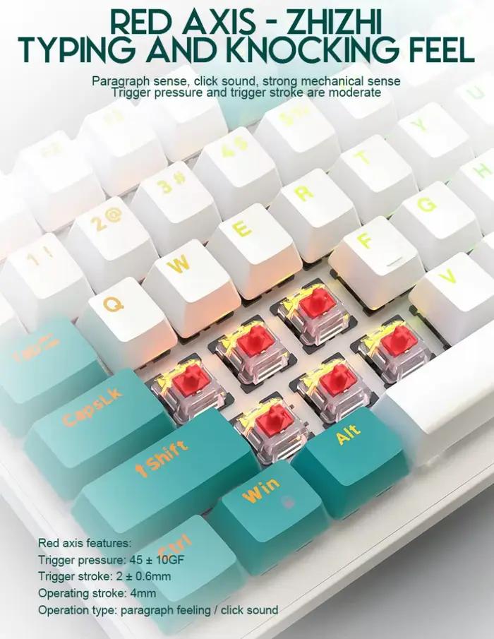 Clavier mécanique français Hot Swap 100 touches 98% disposition espagnol russe coréen arabe