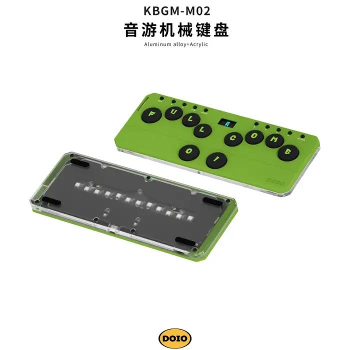 DOIO KBGM-M02 Mini clavier mécanique à interrupteur court en alliage d'aluminium