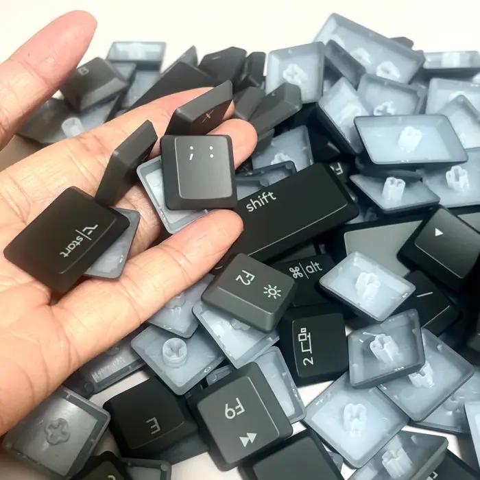 Ensemble complet de capuchons de touches rétroéclairés pour clavier mécanique Logitech MX & Mini / SKIN / Cable