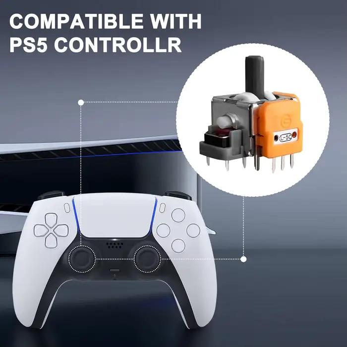 «Verison de mise à niveau» Joysticks à effet Hall pour contrôleur PS5