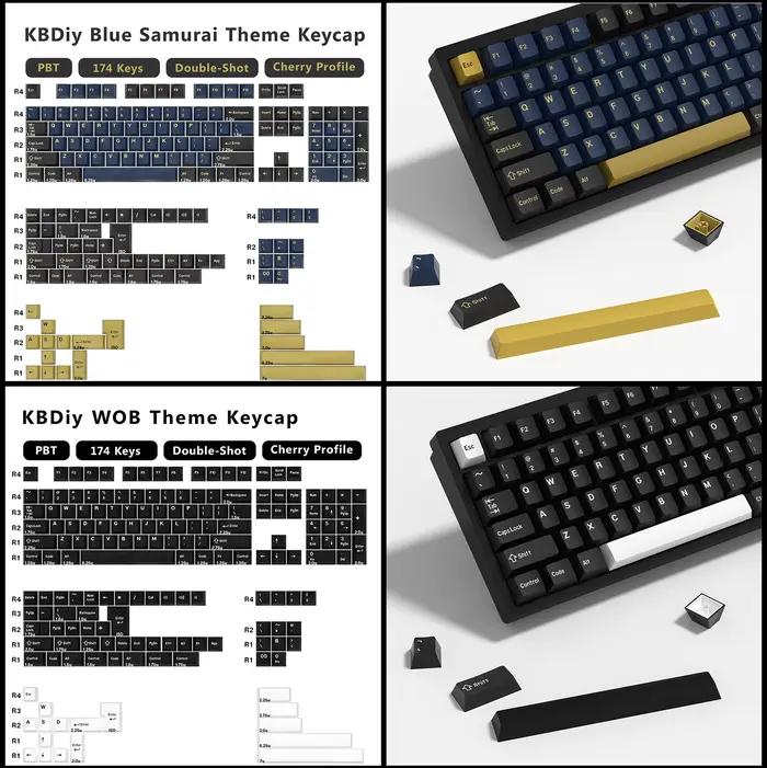 KBDiy-GBrosKeycap Double Shot Keycaps