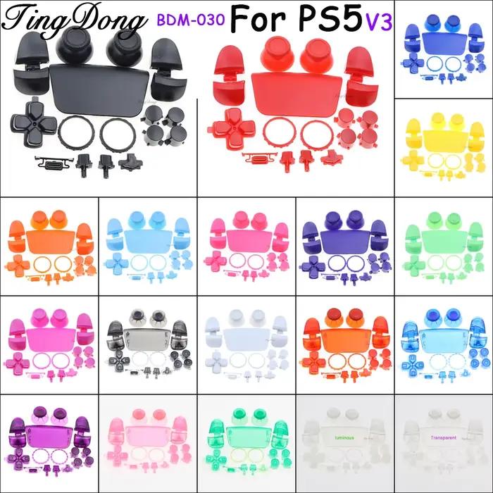 Kit complet pour manette PS5 V3.0 BDM-030 : capuchons de joysticks