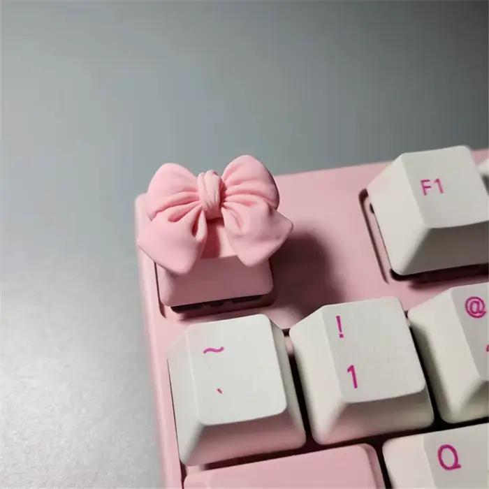 Dessin animé mignon bricolage arc Keycaps Esc mécanique clavier casquettes Cherry Mx belle personnalisé