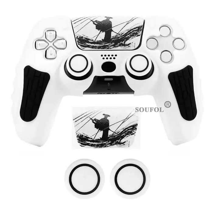 Housse de protection en silicone pour manette PS5