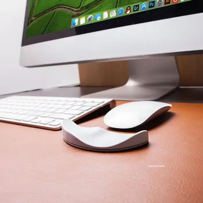 Tapis de souris ergonomique en gel de silicone