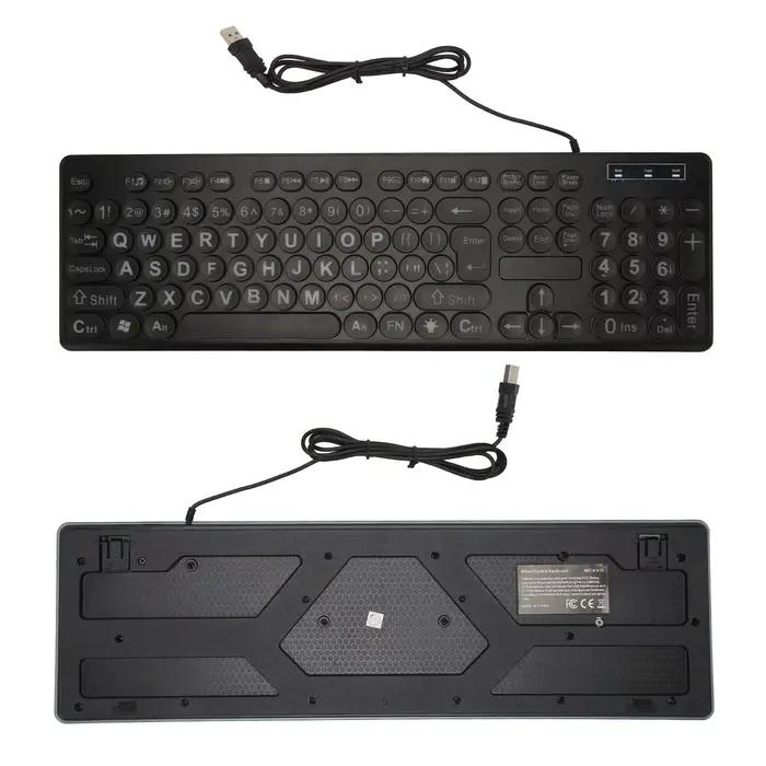 Clavier filaire rétro4.2 à impression large