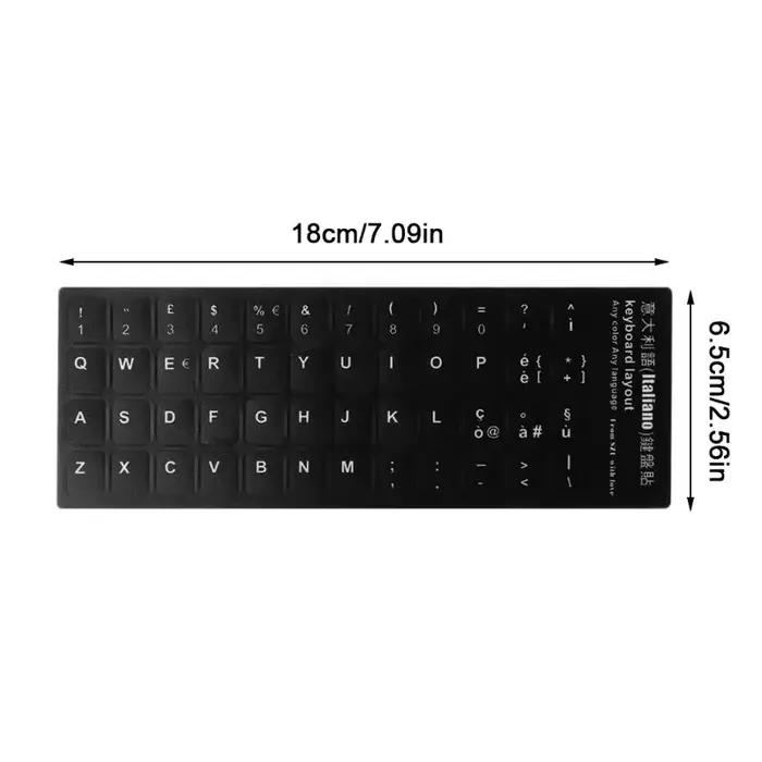 Alphabet de clavier de lettres russe/français/espagnol/japonais multilingue Sticker