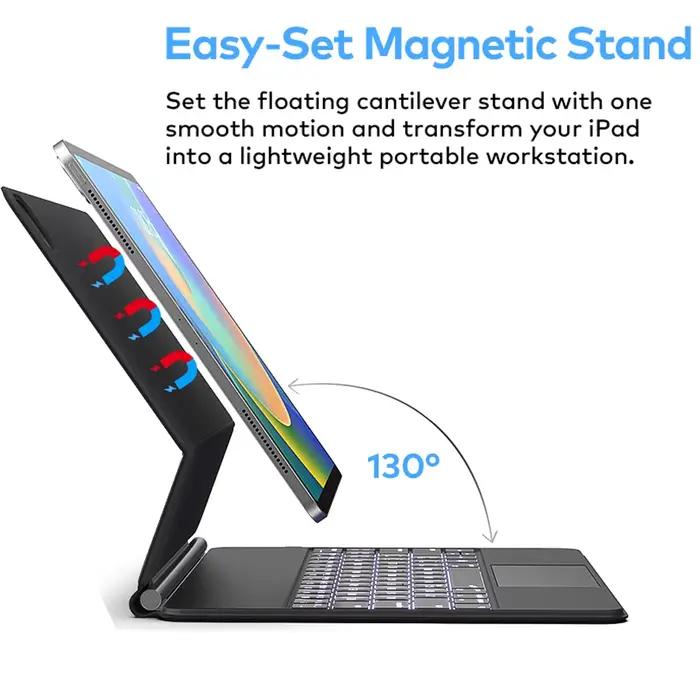 Clavier Magic Keyboard pour iPad Pro 11 pouces 2024 4ème génération/2022 3ème/2020 2ème/2018 1ère génération