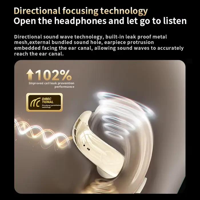 Casque audio sans fil Bluetooth. Design unique. Ajustement confortable. Longue autonomie de la batterie. Compatible avec divers appareils.