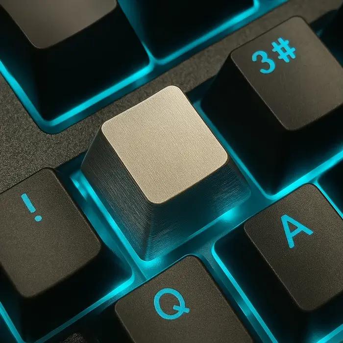 Capuchons de touches en métal pour claviers d'ordinateur