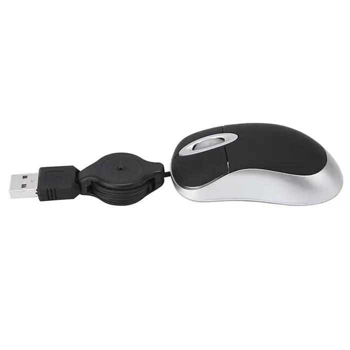 Mini souris optique rétractable Portable