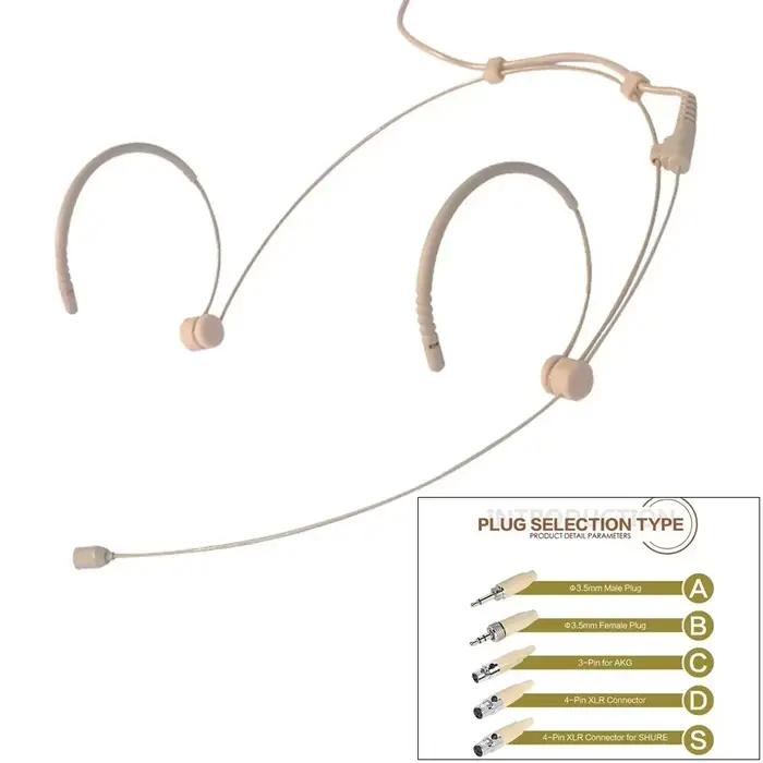 Micro Double crochet d'oreille casque