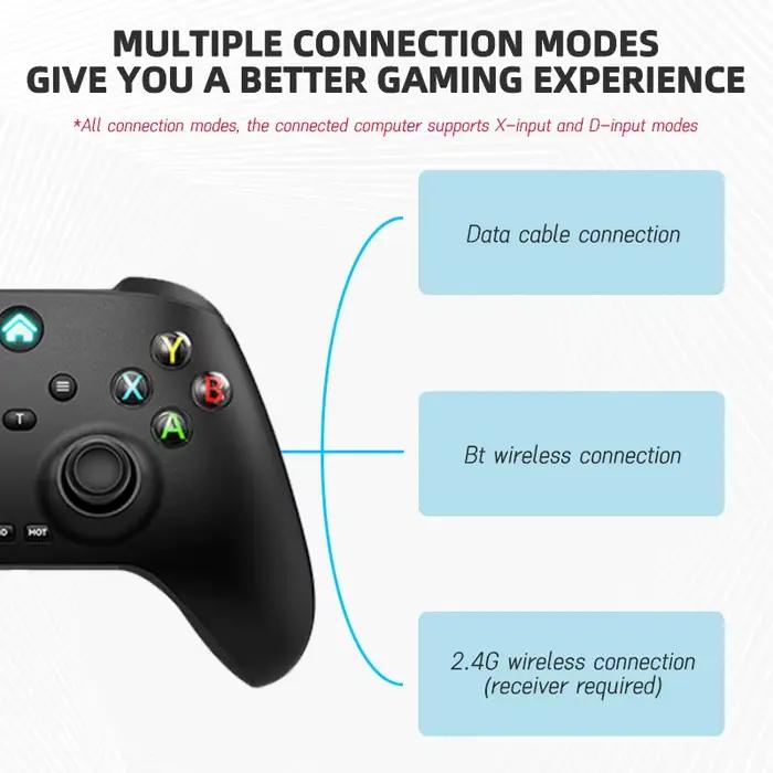 Manette de jeu sans fil pour jeux Steam PC