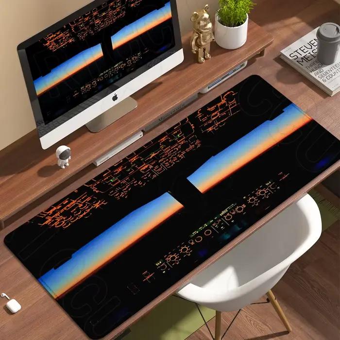 Tapis de souris XXL pour tableau de bord d'avion