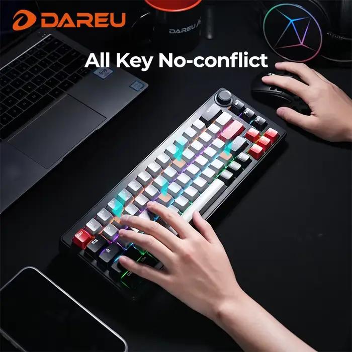 DAREU – clavier de jeu mécanique sans fil 2.4G